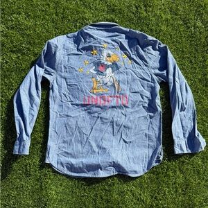 UNDFTD Denim Shirt with Graphic Design